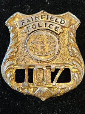 FAIRFIELD CONNECTICUT - SPECIAL POLICE - BADGE # 107